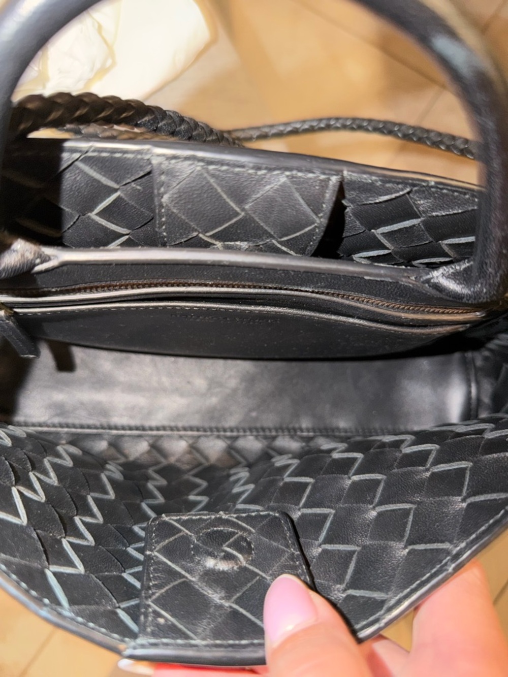 BOTTEGA VENETA East West Andiamo silver hardware brand new intricato - Picture 13 of 16